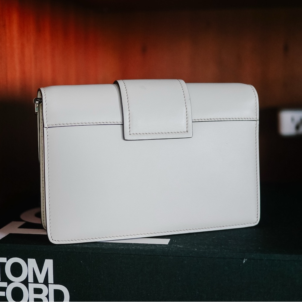 Prada Leather Crossbody Bag in Chalk White - Picture 4 of 13